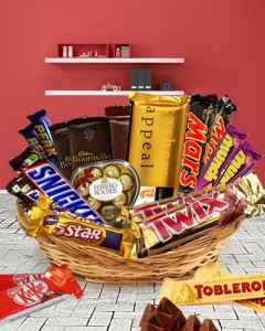 Awesome Basket of Assorted Chocolates(25 items)